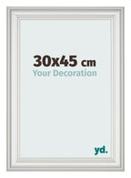 Photo Frame 30x45cm White Swept MDF Lazio Front Size | Yourdecoration.com