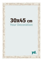 Photo Frame 30x45cm White Vintage MDF Bologna Front Size | Yourdecoration.com
