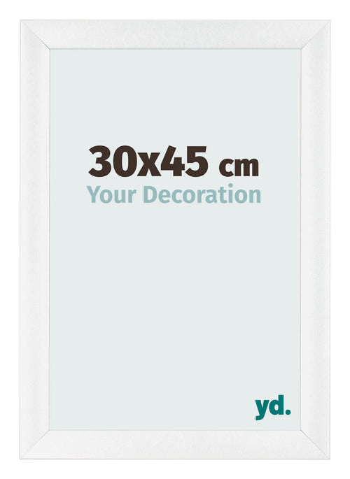 Photo Frame 30x45cm White Vintage MDF Pisa Front Size | Yourdecoration.com