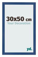 Photo Frame 30x50 cm Dark Blue MDF Bologna Front Size | Yourdecoration.com