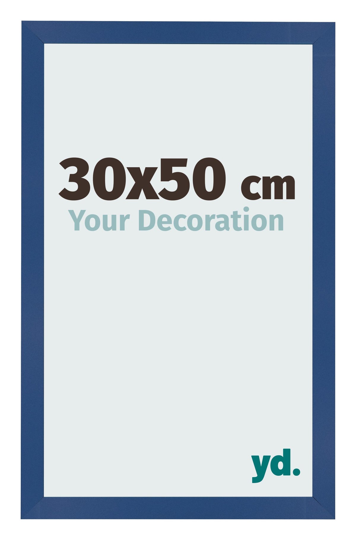 Photo Frame 30x50 cm Dark Blue MDF Bologna Front Size | Yourdecoration.com