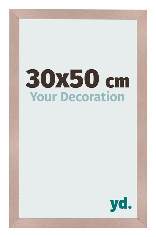 Photo Frame 30x50 cm Dusty Pink MDF Bologna Front Size | Yourdecoration.com