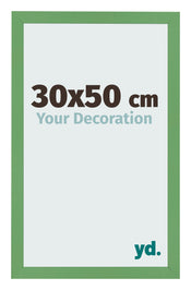 Photo Frame 30x50 cm Green MDF Bologna Front Size | Yourdecoration.com