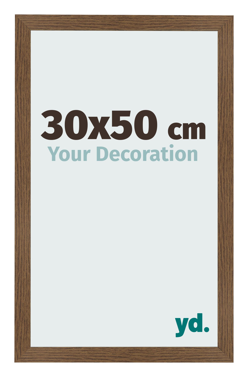 Photo Frame 30x50 cm Oak Rustic MDF Bologna Front Size | Yourdecoration.com