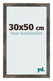 Photo Frame 30x50 cm Oxidized Metal MDF Bologna Front Size | Yourdecoration.com