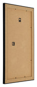 Photo Frame 30x50cm Black Silver Polished MDF Pisa Back Oblique | Yourdecoration.com