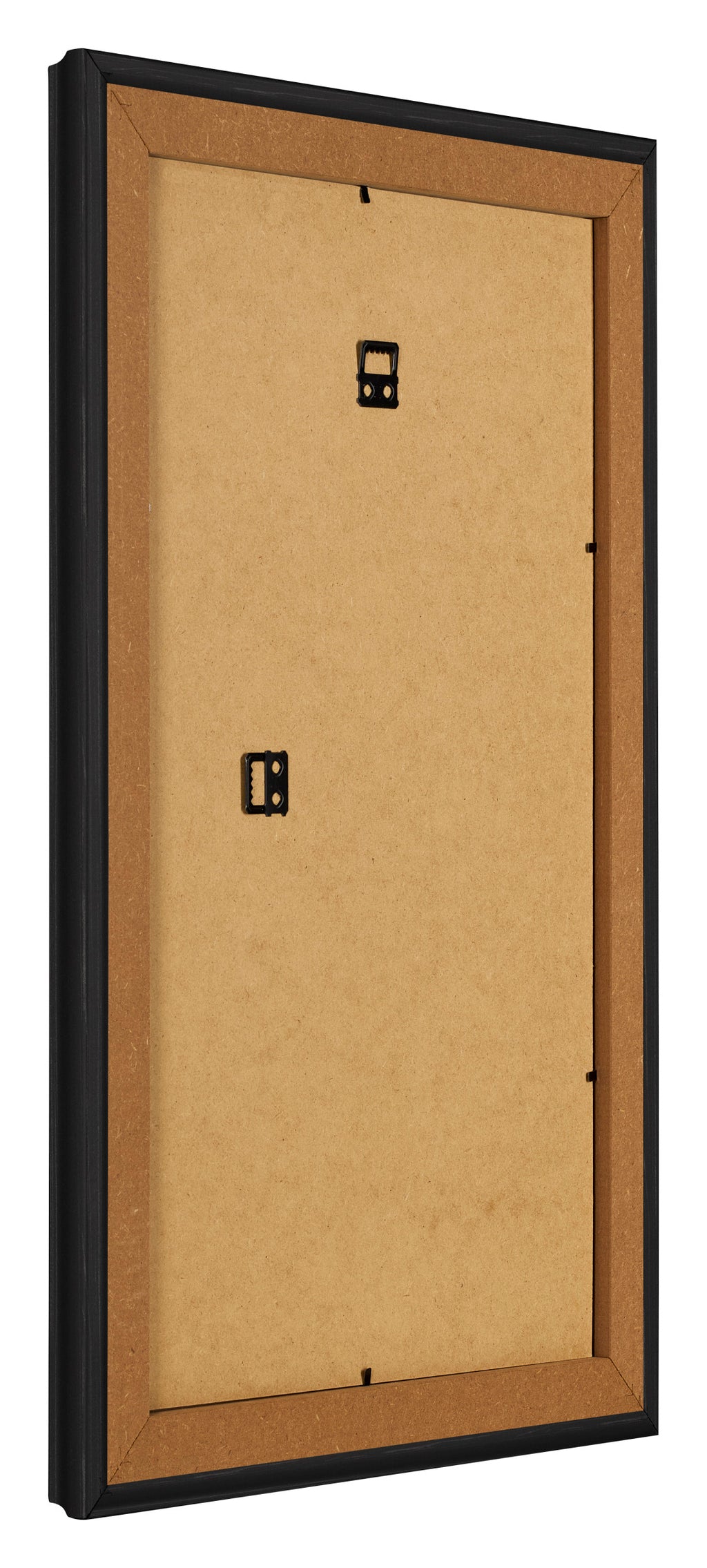 Photo Frame 30x50cm Black Woodgrain MDF Lazio Back Oblique | Yourdecoration.com