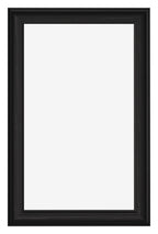 Photo Frame 30x50cm Black Woodgrain MDF Lazio Front | Yourdecoration.com
