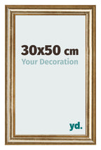 Photo Frame 30x50cm Gold Antique MDF Lazio Front Size | Yourdecoration.com
