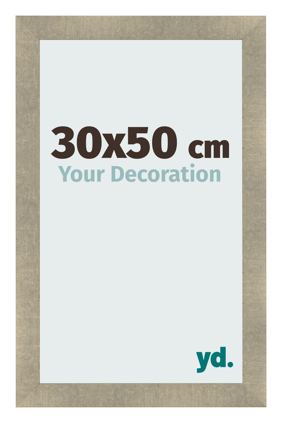 Photo Frame 30x50cm Gold Vintage MDF Pisa Front Size | Yourdecoration.com