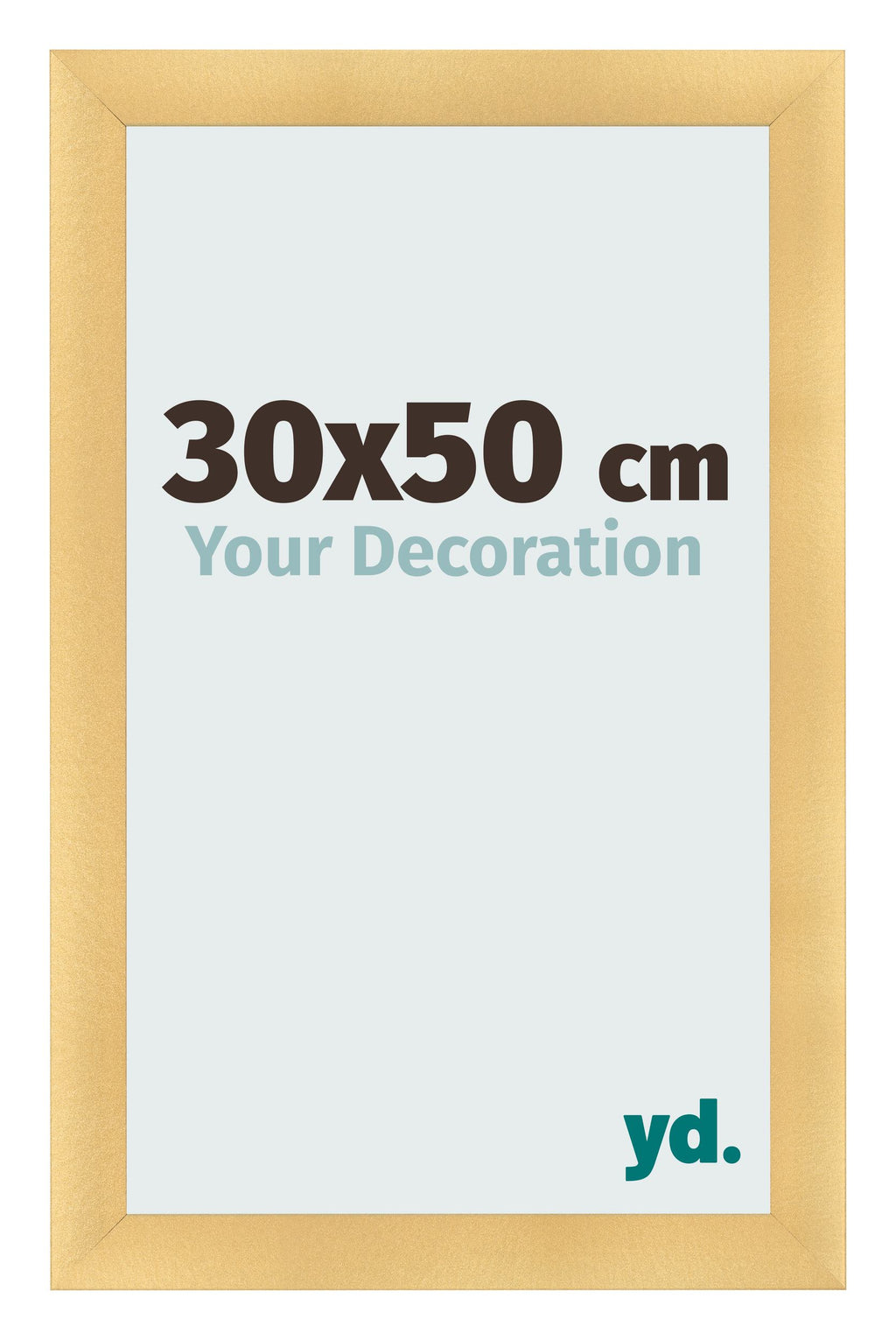 Photo Frame 30x50cm Gold Vintage MDF Pisa Front Size | Yourdecoration.com