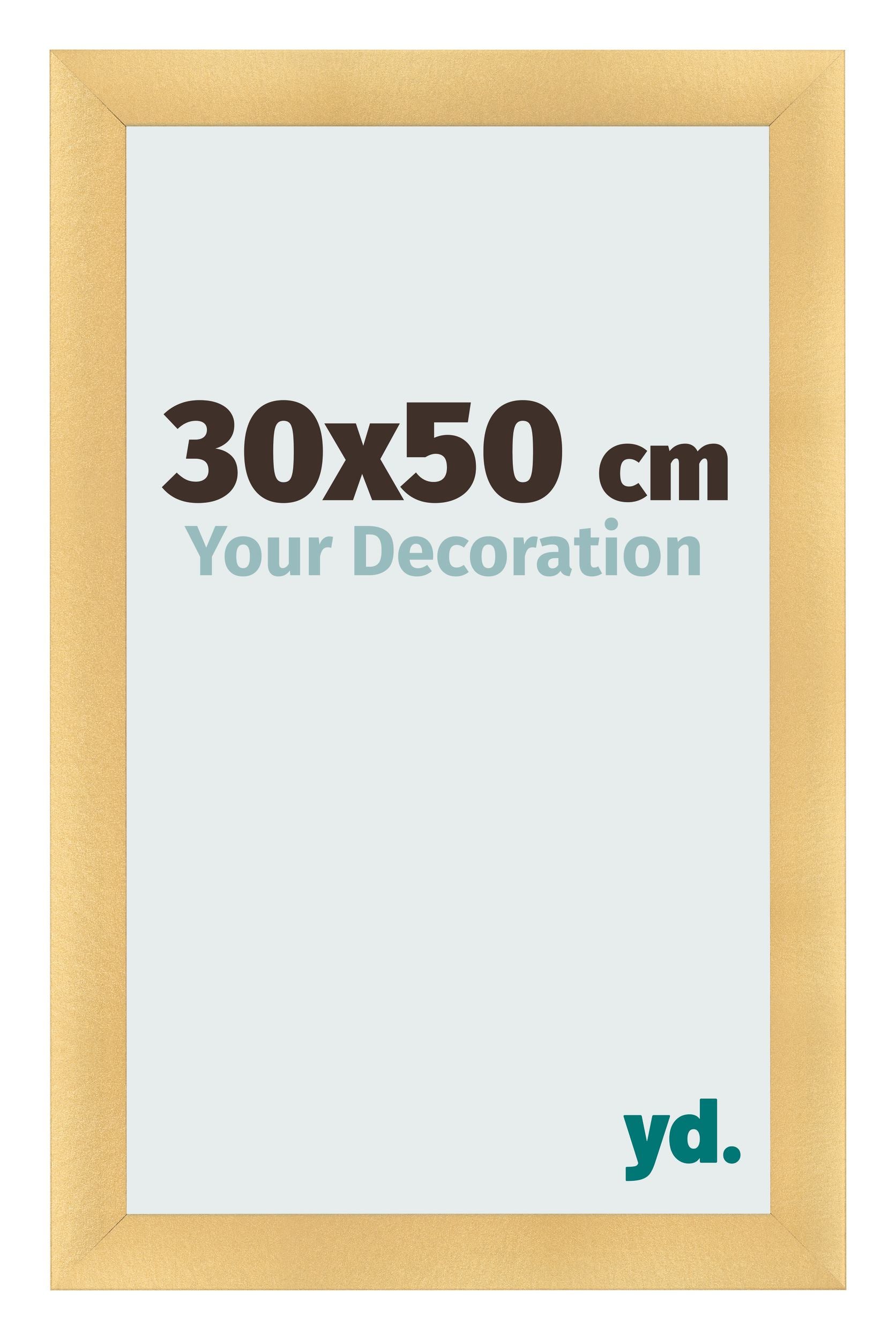 Photo Frame 30x50cm Gold Vintage MDF Pisa Front Size | Yourdecoration.com