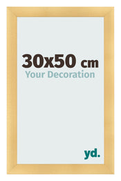 Photo Frame 30x50cm Gold Vintage MDF Pisa Front Size | Yourdecoration.com