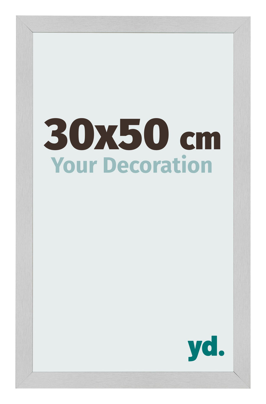 Photo Frame 30x50cm Stainless Steel MDF Bologna Front Size | Yourdecoration.com
