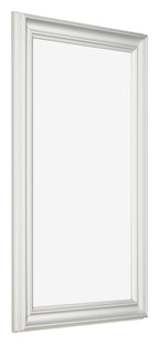 Photo Frame 30x50cm White Swept MDF Lazio Front Oblique | Yourdecoration.com