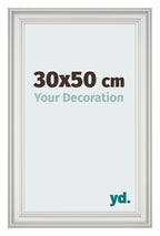 Photo Frame 30x50cm White Swept MDF Lazio Front Size | Yourdecoration.com