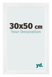 Photo Frame 30x50cm White Vintage MDF Pisa Front Size | Yourdecoration.com