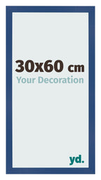 Photo Frame 30x60 cm Dark Blue MDF Bologna Front Size | Yourdecoration.com