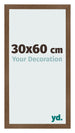 Photo Frame 30x60 cm Oak Rustic MDF Bologna Front Size | Yourdecoration.com