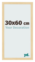 Photo Frame 30x60cm Beech Design MDF Bologna Front Size | Yourdecoration.com