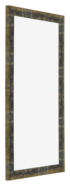 Photo Frame 30x60cm Blue Gold Melange MDF Pisa Front Oblique | Yourdecoration.com