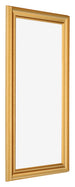 Photo Frame 30x60cm Gold Matte MDF Lazio Front Oblique | Yourdecoration.com