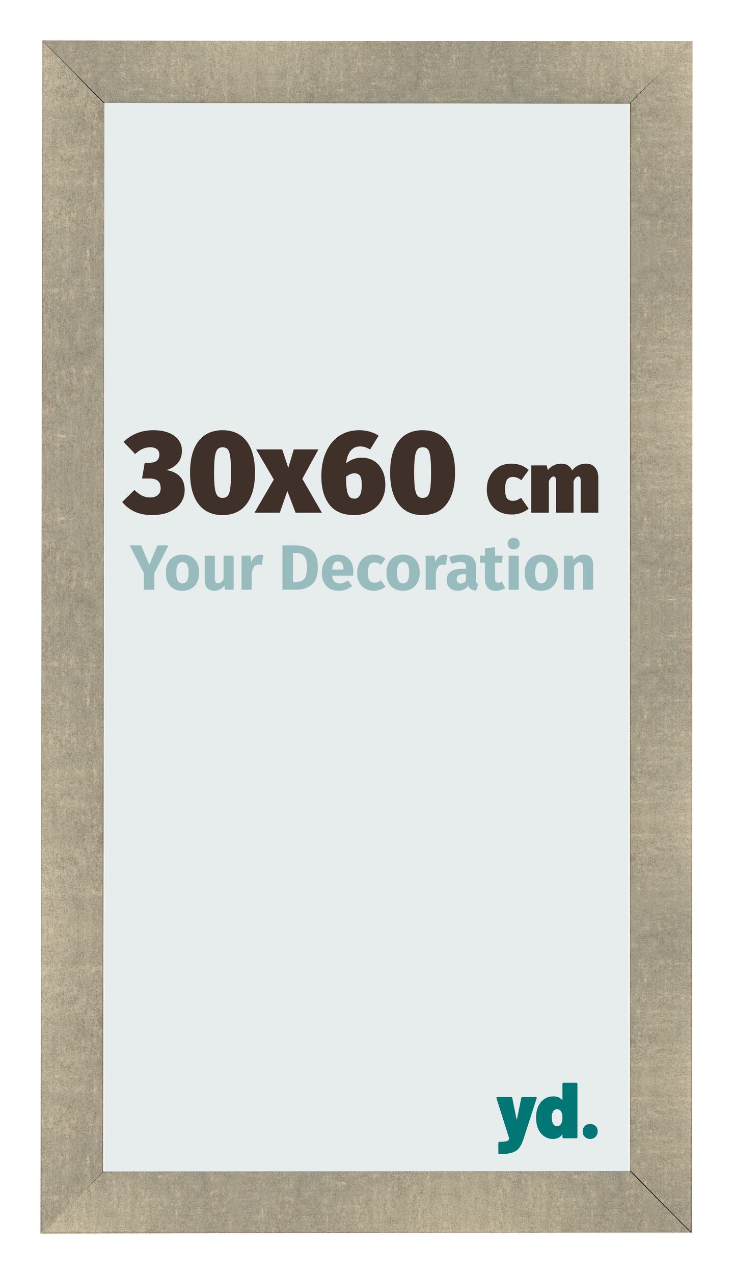 Photo Frame 30x60cm Gold Vintage MDF Pisa Front Size | Yourdecoration.com