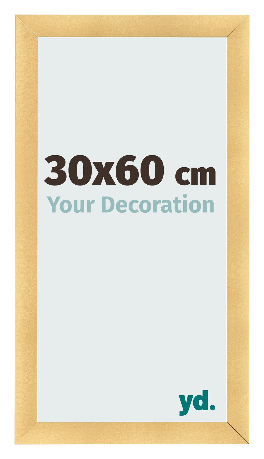Photo Frame 30x60cm Gold Vintage MDF Pisa Front Size | Yourdecoration.com