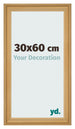 Photo Frame 30x60cm Pine Woodgrain MDF Lazio Front Size | Yourdecoration.com