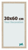 Photo Frame 30x60cm Sonoma Oak MDF Bologna Front Size | Yourdecoration.com