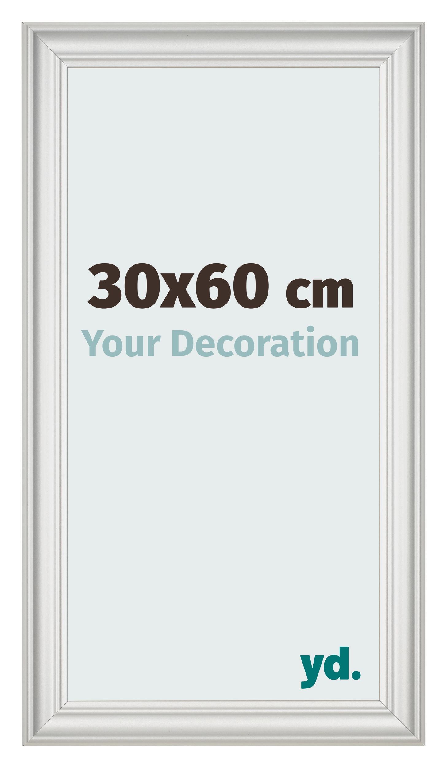 Photo Frame 30x60cm White Swept MDF Lazio Front Size | Yourdecoration.com