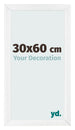 Photo Frame 30x60cm White Vintage MDF Pisa Front Size | Yourdecoration.com