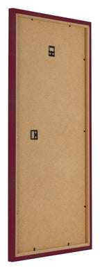 Photo Frame 30x60cm Wine Red Swept MDF Bologna Back Oblique | Yourdecoration.com