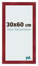 Photo Frame 30x60cm Wine Red Swept MDF Pisa Front Size | Yourdecoration.com