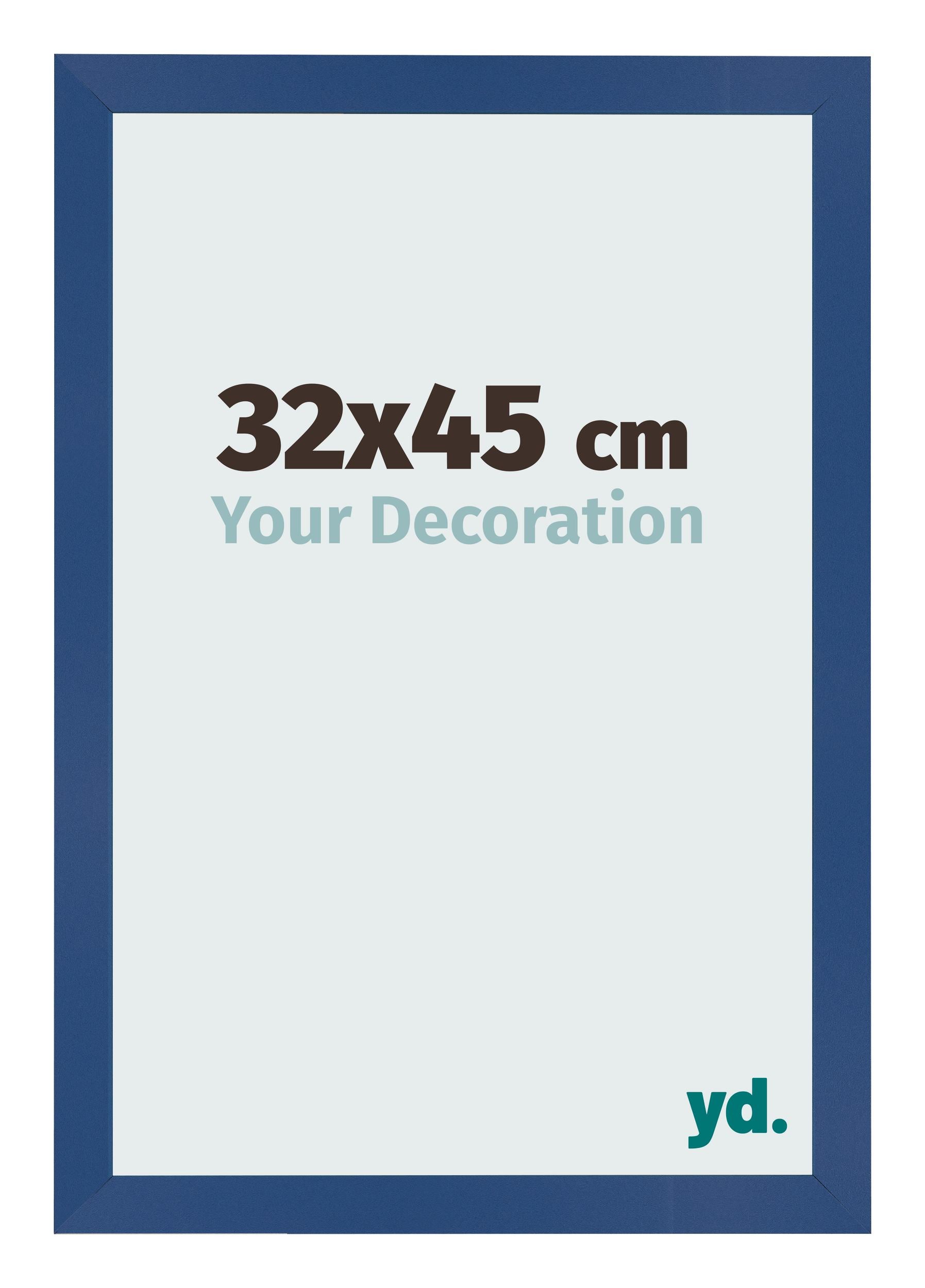 Photo Frame 32x45 cm Dark Blue MDF Bologna Front Size | Yourdecoration.com