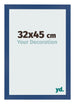 Photo Frame 32x45 cm Dark Blue MDF Bologna Front Size | Yourdecoration.com