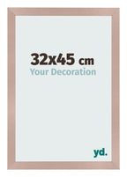 Photo Frame 32x45 cm Dusty Pink MDF Bologna Front Size | Yourdecoration.com