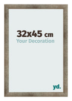 Photo Frame 32x45 cm Metal Vintage MDF Bologna Front Size | Yourdecoration.com