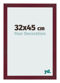 Photo Frame 32x45 cm Wine Red Swept MDF Bologna Front Size | Yourdecoration.com