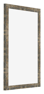 Photo Frame 32x45cm Blue Gold Melange MDF Bologna Front Oblique | Yourdecoration.com