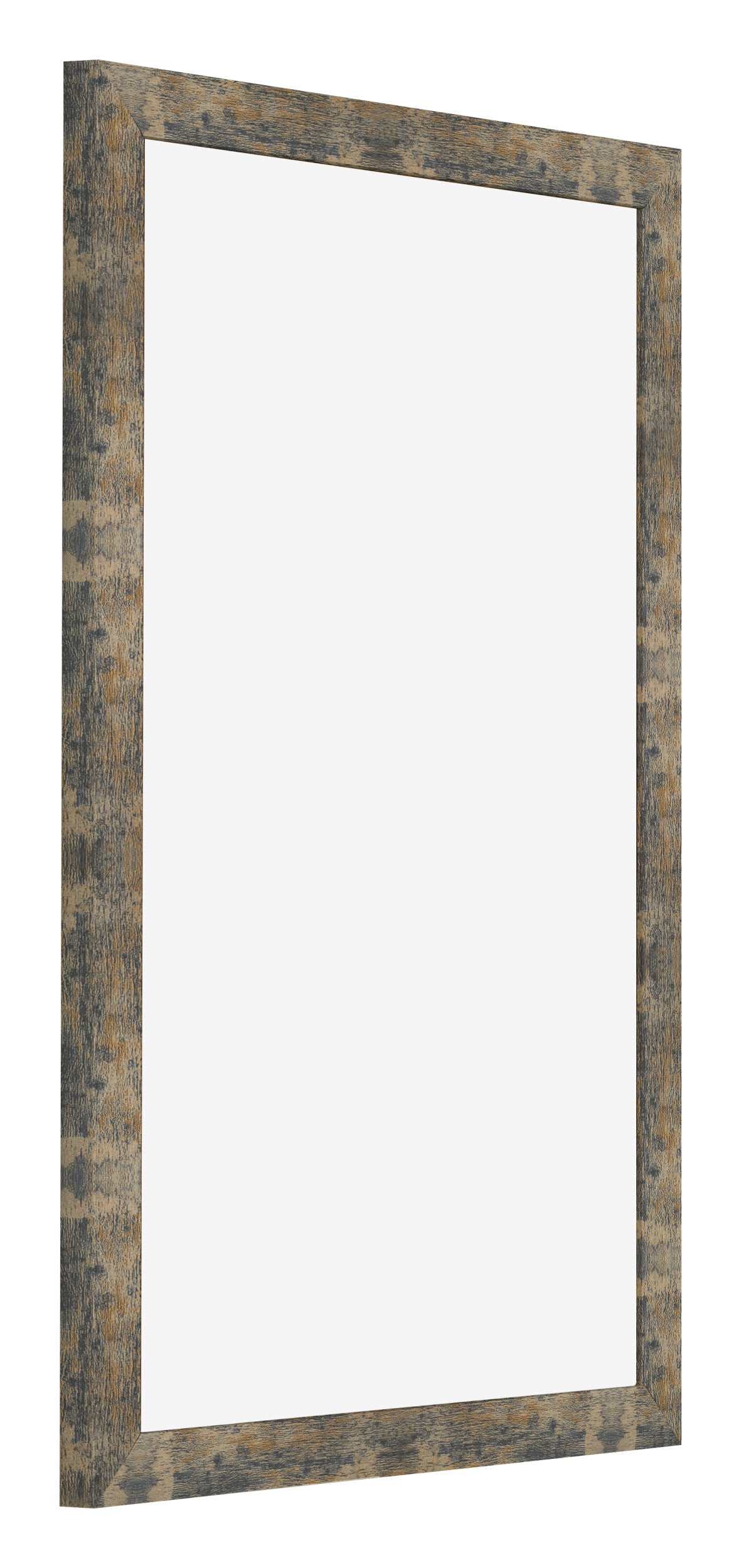 Photo Frame 32x45cm Blue Gold Melange MDF Bologna Front Oblique | Yourdecoration.com