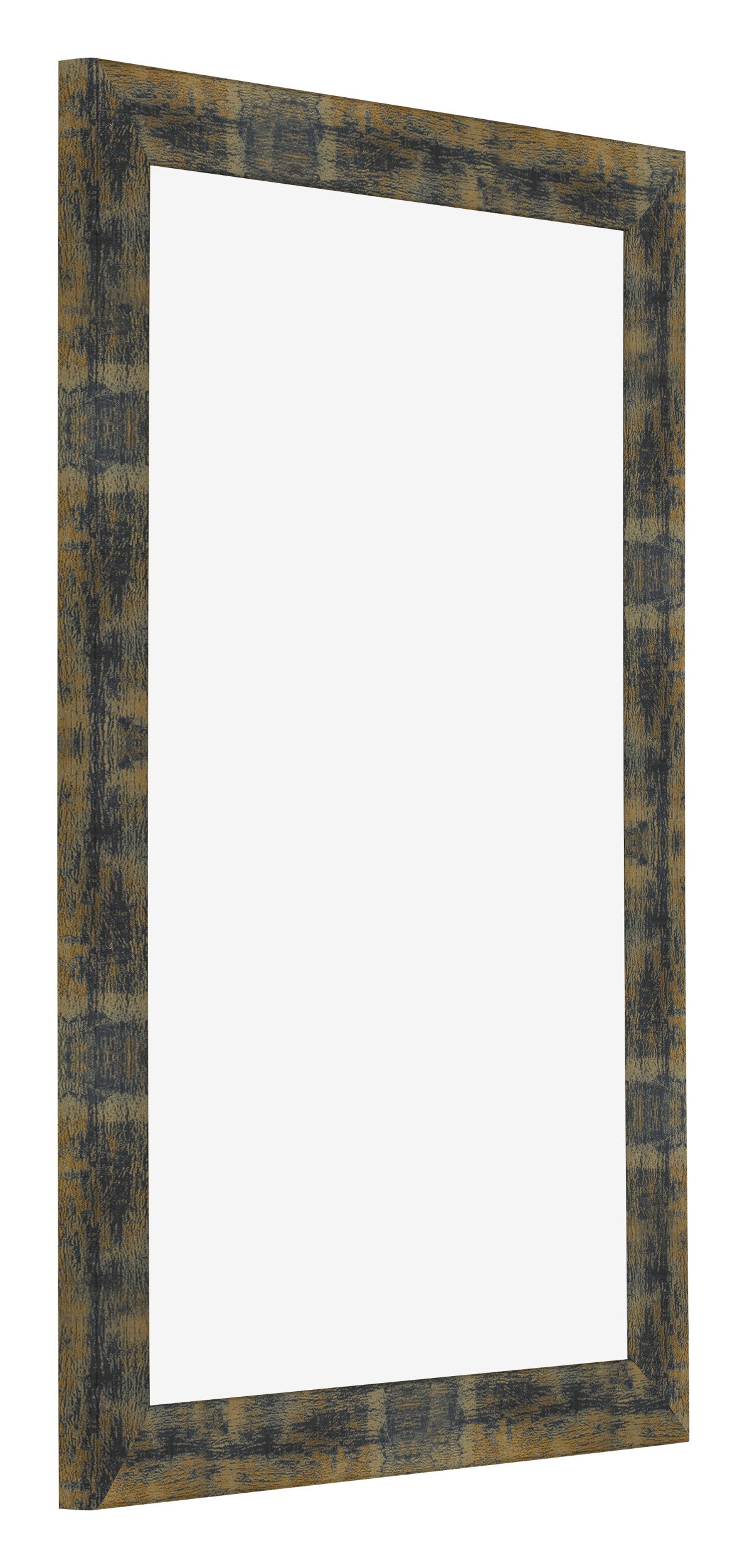 Photo Frame 32x45cm Blue Gold Melange MDF Pisa Front Oblique | Yourdecoration.com
