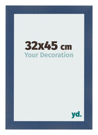 Photo Frame 32x45cm Dark Blue Swept MDF Pisa Front Size | Yourdecoration.com