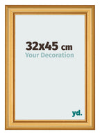 Photo Frame 32x45cm Gold Matte MDF Lazio Front Size | Yourdecoration.com