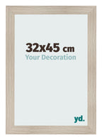 Photo Frame 32x45cm Oak Rustic MDF Pisa Front Size | Yourdecoration.com