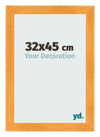 Photo Frame 32x45cm Orange MDF Pisa Front Size | Yourdecoration.com