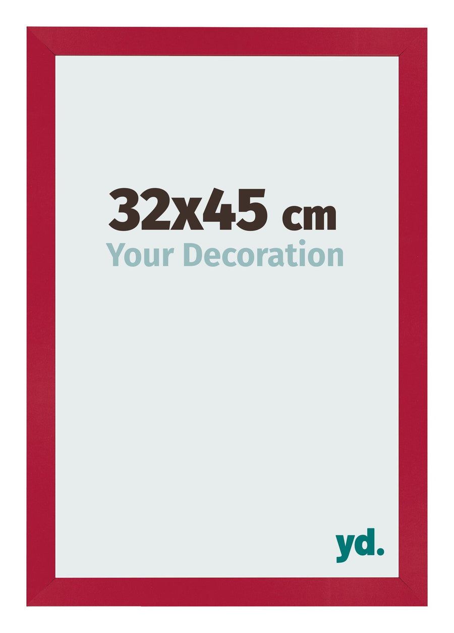 Photo Frame 32x45cm Red MDF Bologna Front Size | Yourdecoration.com