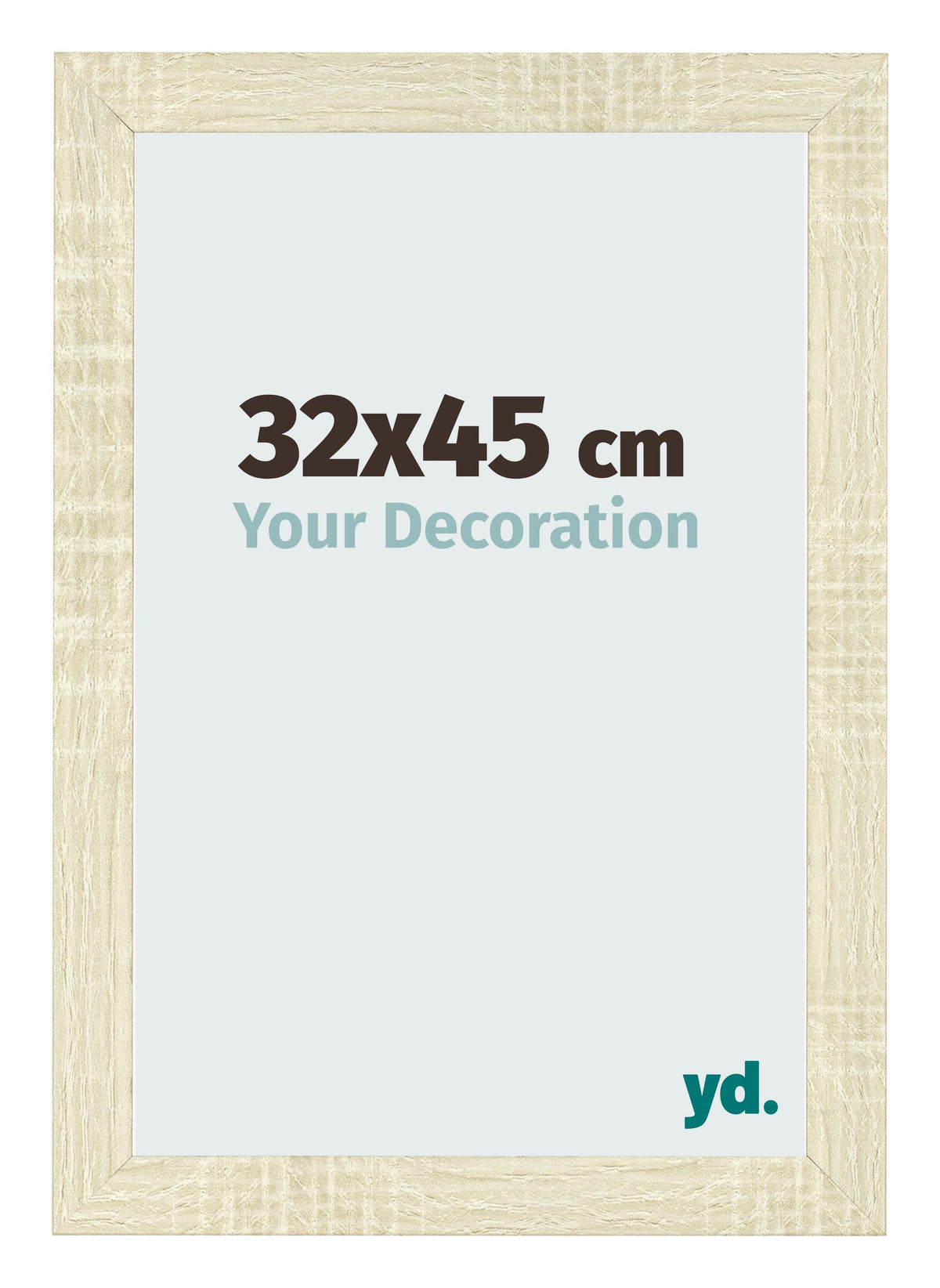 Photo Frame 32x45cm Sonoma Oak MDF Pisa Front Size | Yourdecoration.com