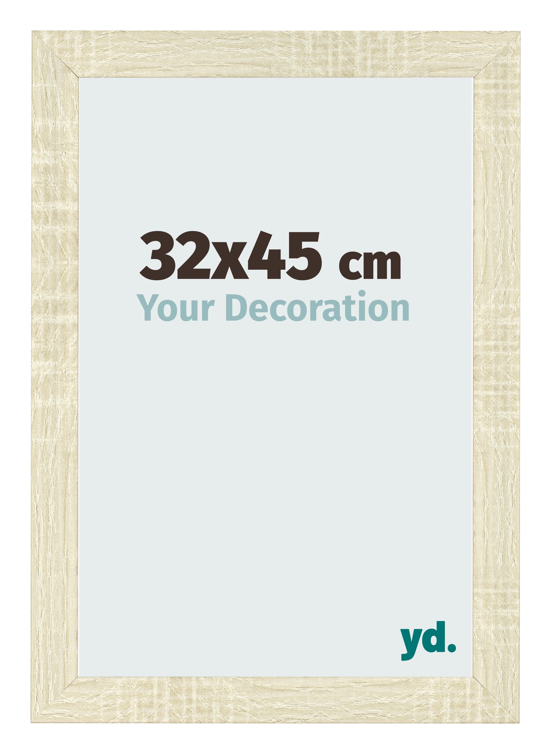 Photo Frame 32x45cm Sonoma Oak MDF Pisa Front Size | Yourdecoration.com