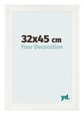 Photo Frame 32x45cm White Vintage MDF Pisa Front Size | Yourdecoration.com